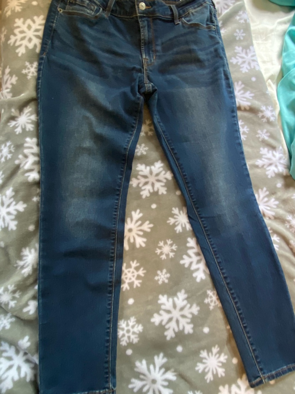 Old Mavy Dark Blue Skinny Jeans — Stretchy Everyday Fit